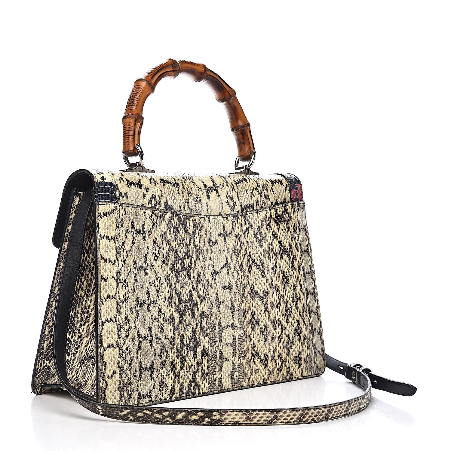 Gucci Snakeskin Small Lilith Top Handle Bag Beige 3 of 20