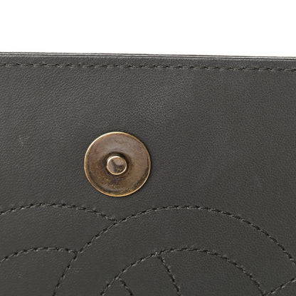 Chanel Lambskin CC Antico Flap Dark Khaki 10 of 11