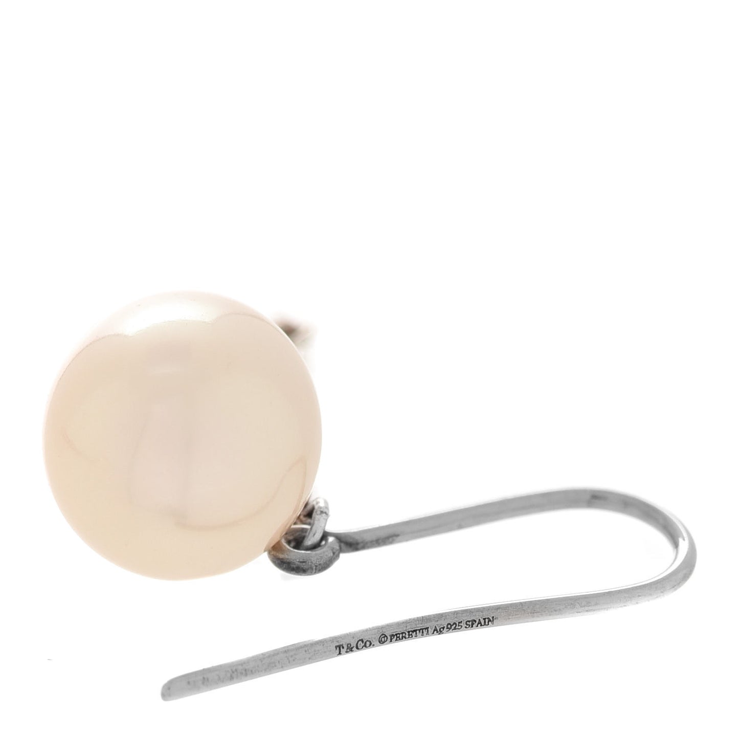Sterling Silver Pearl 8mm Elsa Peretti Pearls By The Yard Earrings