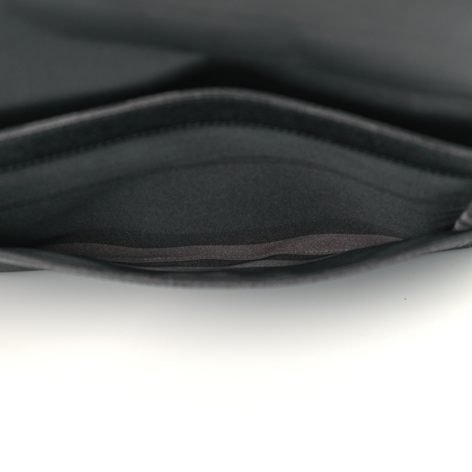 Burberry Grainy Calfskin Flap Pouch Black 7 of 10