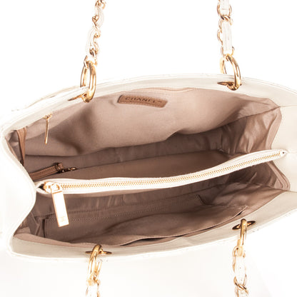 Chanel Caviar Quilted Grand Shopping Tote GST Ecru 5 of 10