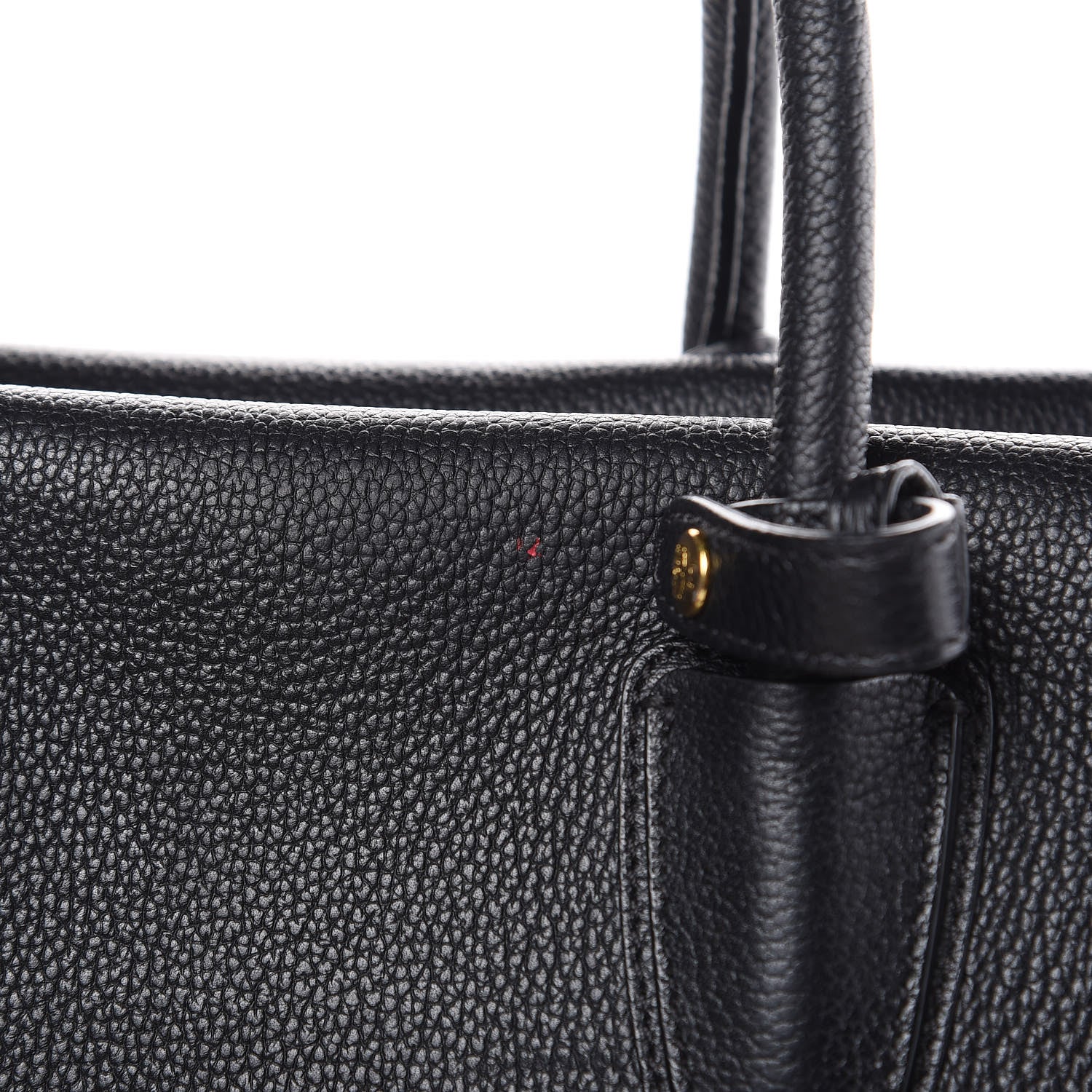 MCM Grained Calfskin Large Milla Tote Black 9 of 14