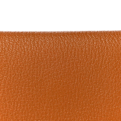 Hermes Chevre Mysore Verso Calvi Duo Card Case Caramel Rose Sakura 9 of 10
