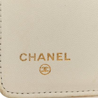 Chanel Lambskin Quilted Valentine Wallet White 6 of 14