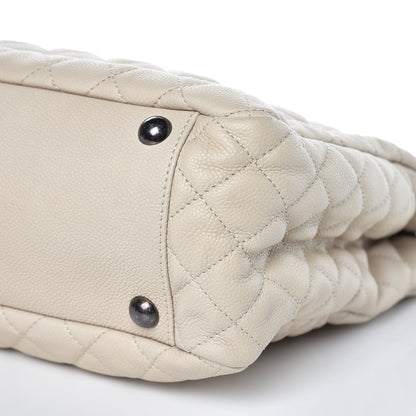 Chanel Caviar Quilted Shopping Tote Light Beige 9 of 9