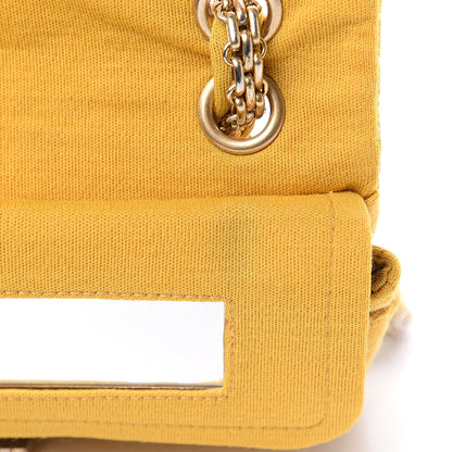 Chanel Jersey Crocodile Reissue Flap Yellow 12 of 12