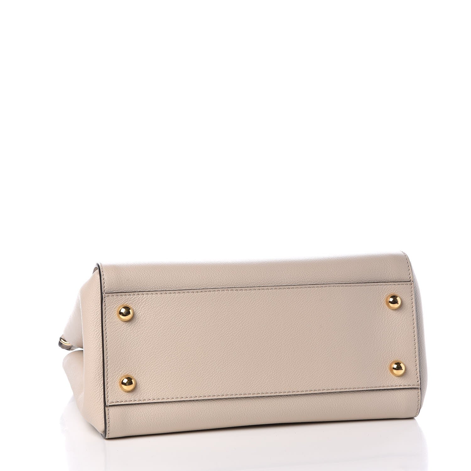 Burberry Soft Grain Calfskin Medium Buckle Tote Limestone 5 of 11