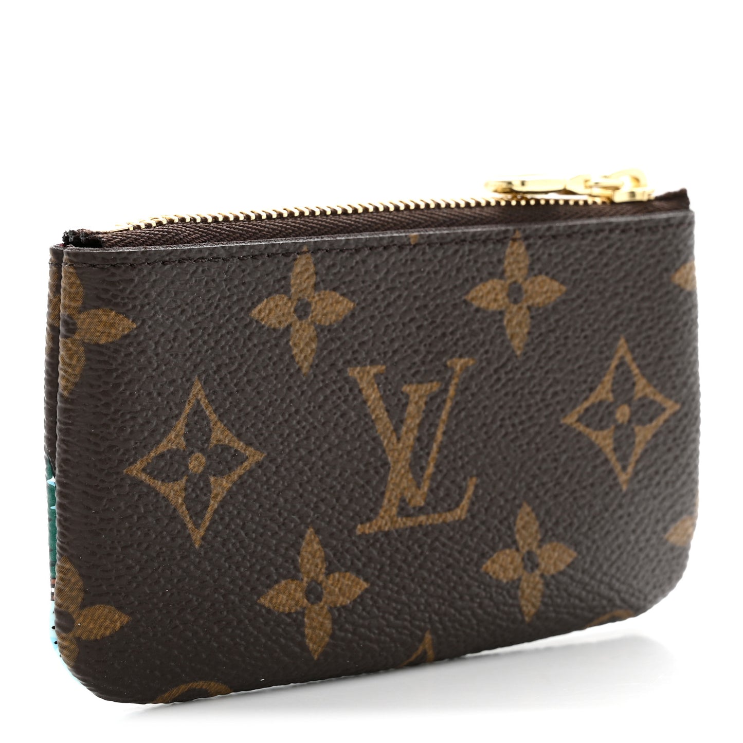 Monogram 2023 Christmas Animation Alpine Key Pouch  Pink