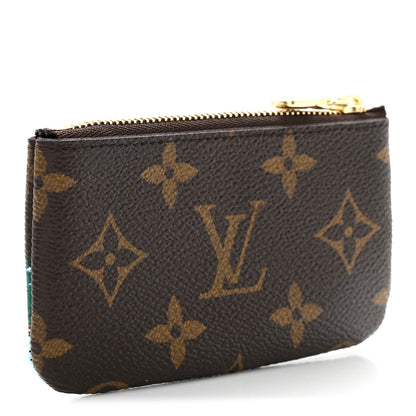 Louis Vuitton Monogram 2023 Christmas Animation Alpine Key Pouch  Pink 3 of 9