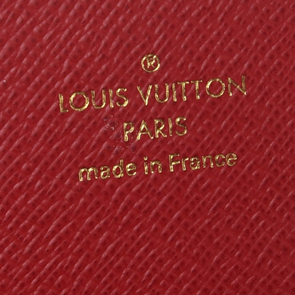 Louis Vuitton Damier Ebene Josephine Wallet Red 6 of 7