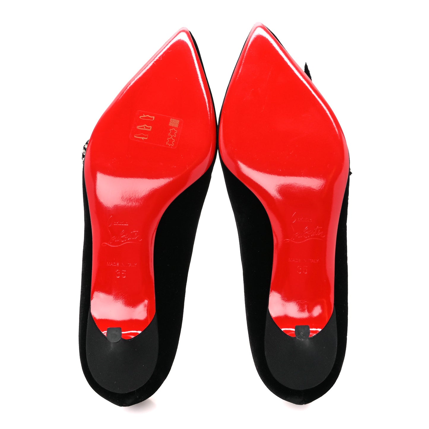Velvet Madame Menule Bow 55 Pumps 35 Black