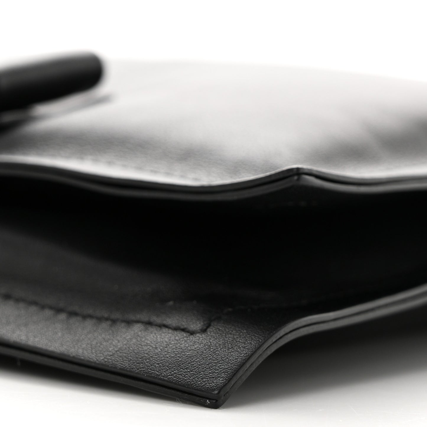 Calfskin Mini Viva Bow Shoulder Bag Black