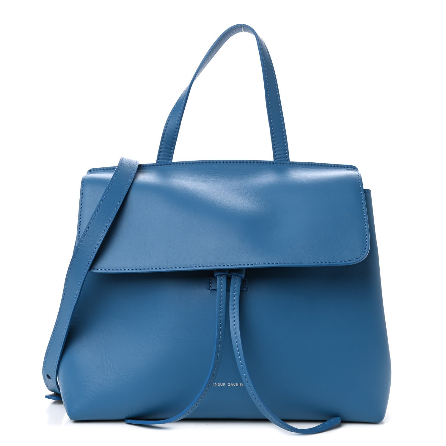 Mansur Gavriel Calfskin Mini Lady Bag Sea Blue 1 of 4