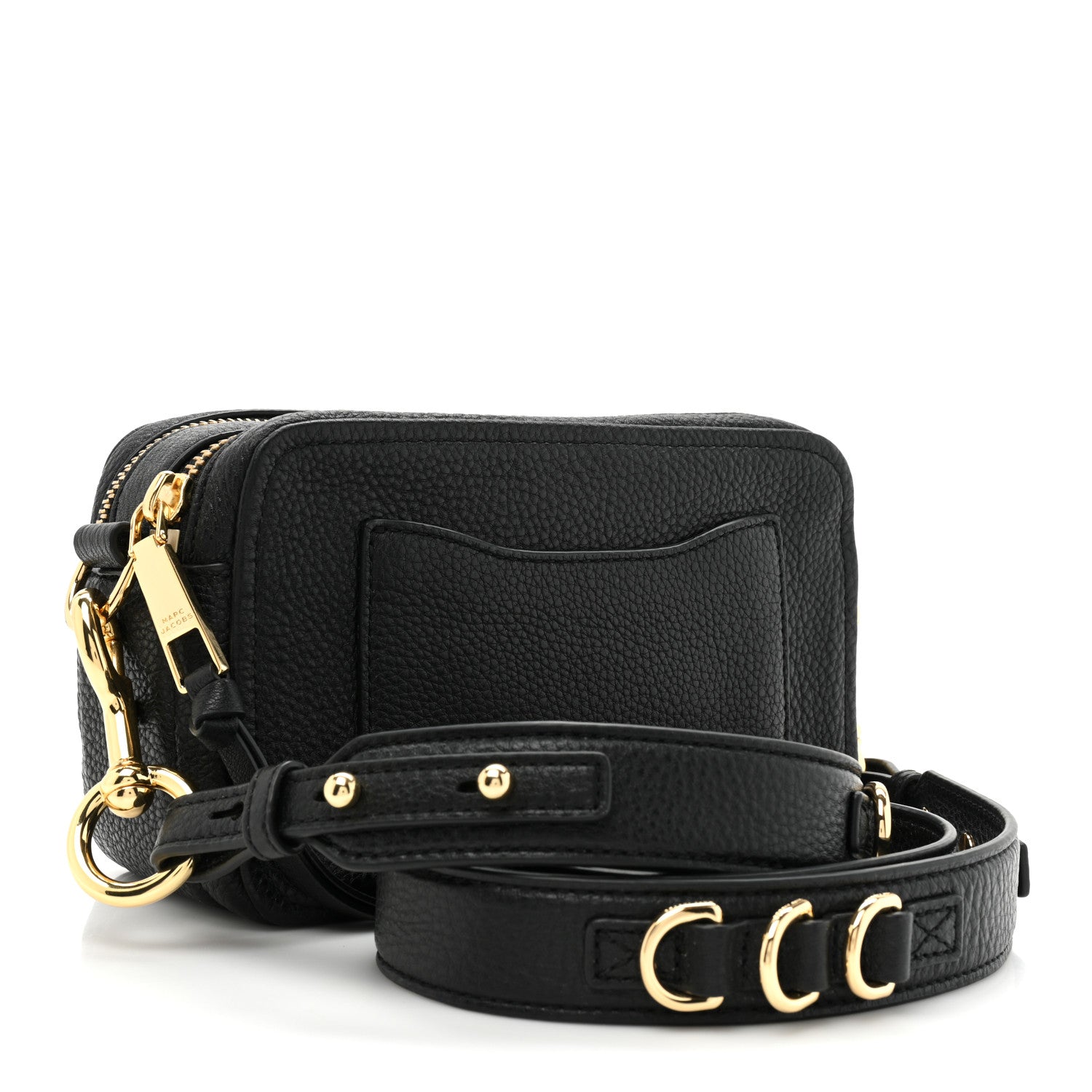 Marc Jacobs Supple Natural Grain Calfskin The Softshot 27 Bag Black 3 of 9