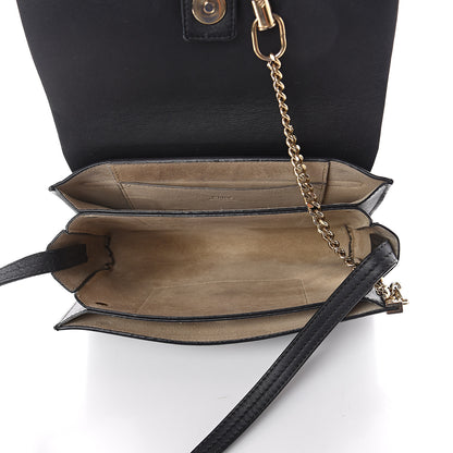 Chloe Suede Calfskin Small Faye Shoulder Bag Black 4 of 7
