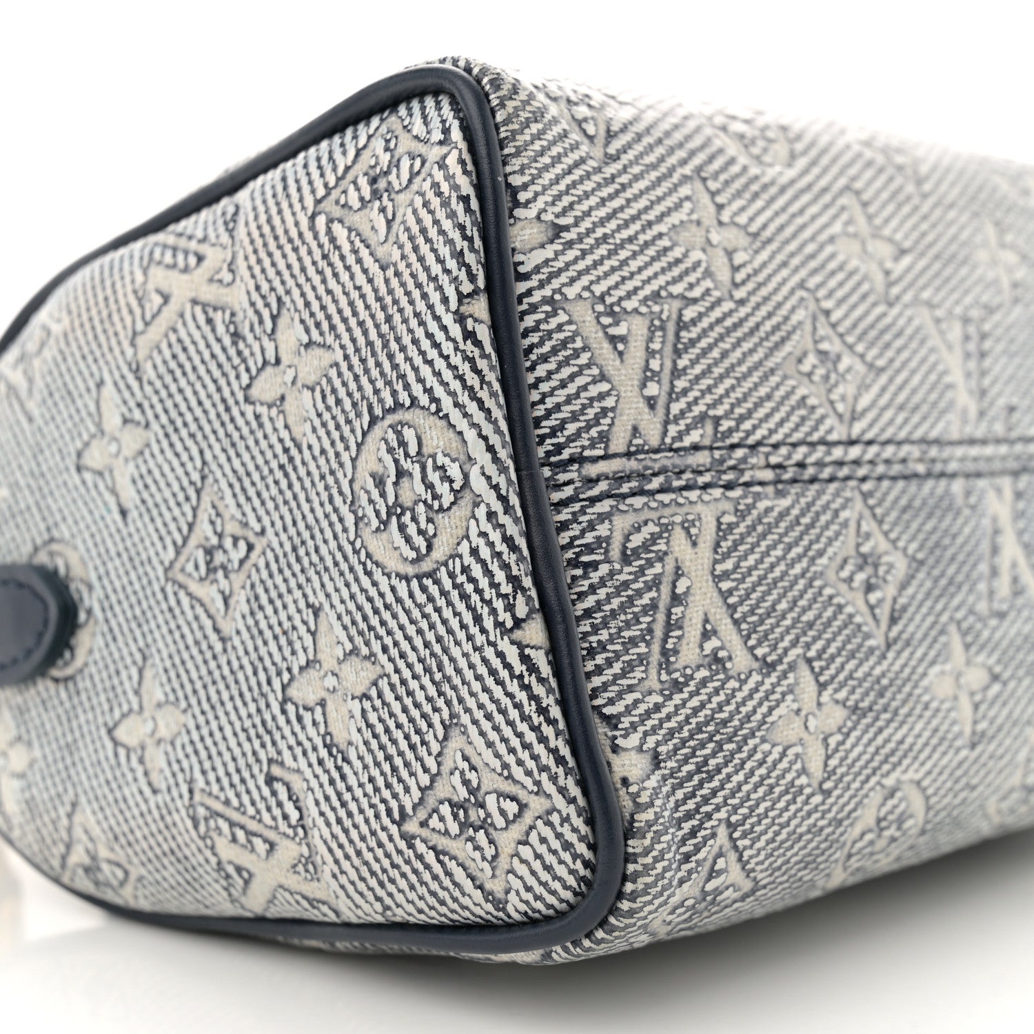 Louis Vuitton Monoglam Speedy Bandouliere 20 Blue 8 of 10