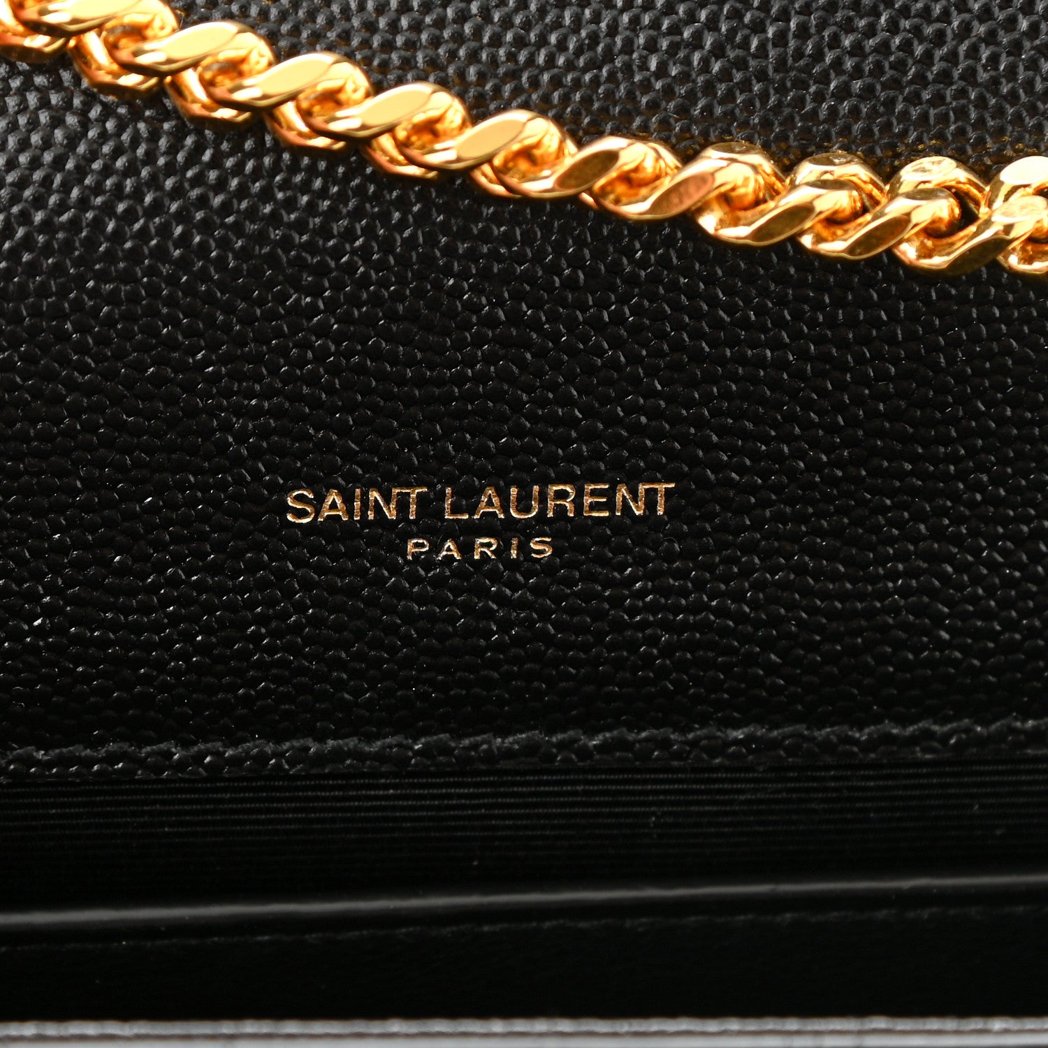 Saint Laurent Grain De Poudre Small Classic Monogram Kate Tassel Satchel Black 5 of 7