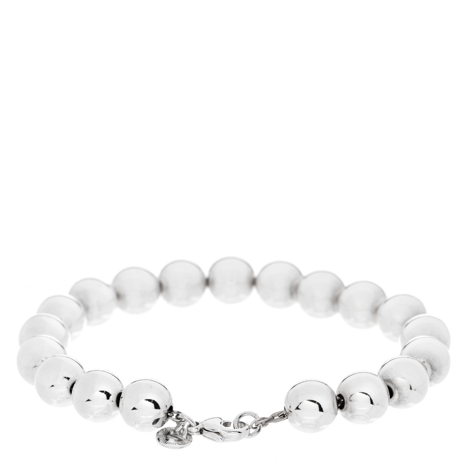 Tiffany Sterling Silver 10mm HardWear Ball Bracelet 2 of 4