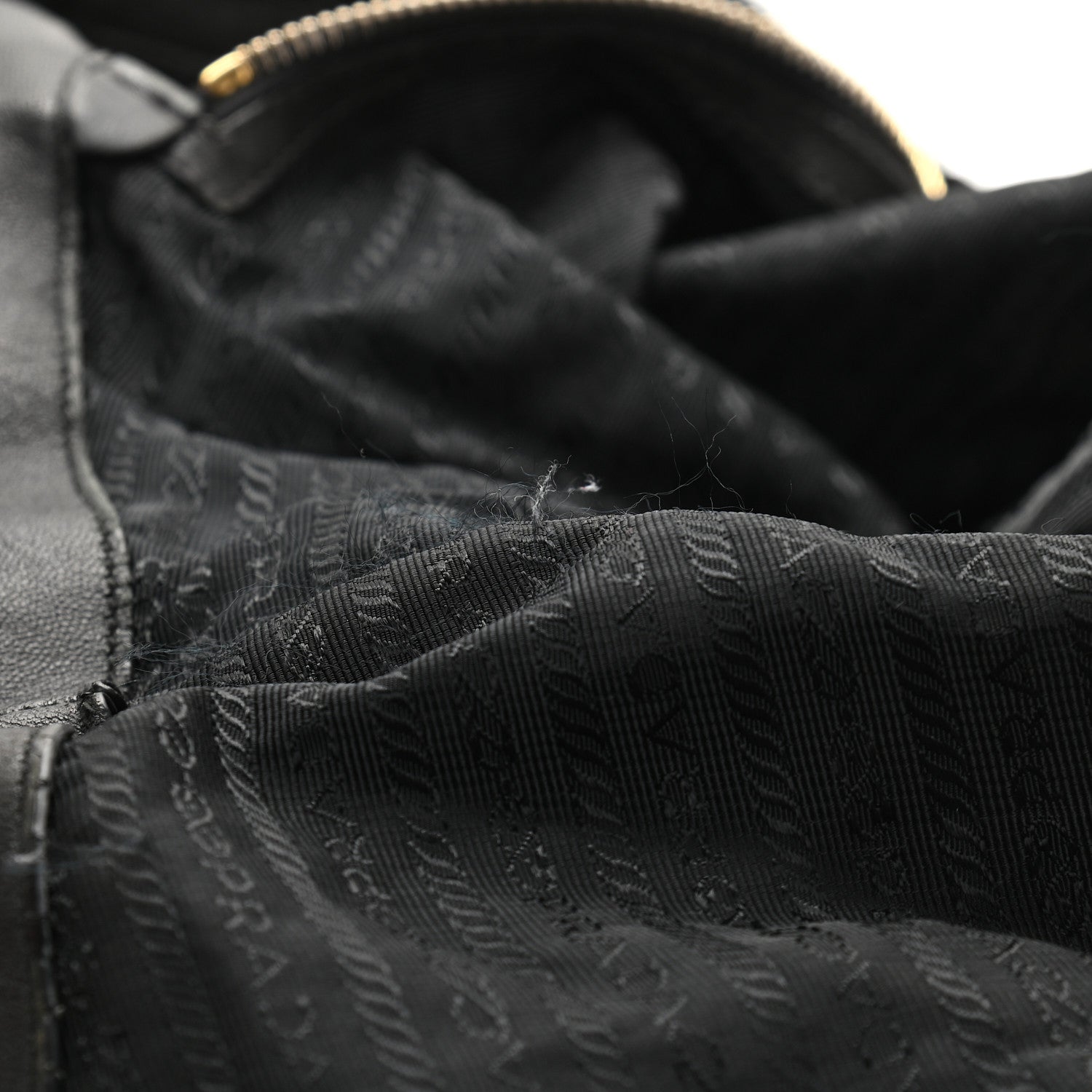 Prada Tessuto Nylon Origami Pleated Tote Black 12 of 14