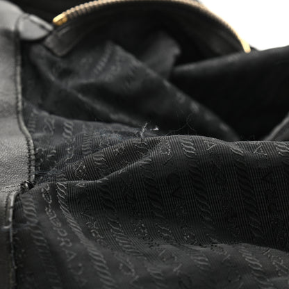 Prada Tessuto Nylon Origami Pleated Tote Black 12 of 14
