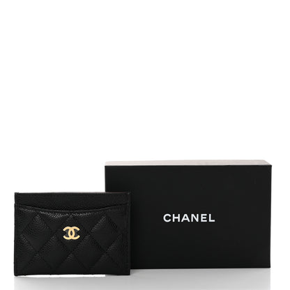Chanel Caviar Quilted Card Holder Black 9 of 9