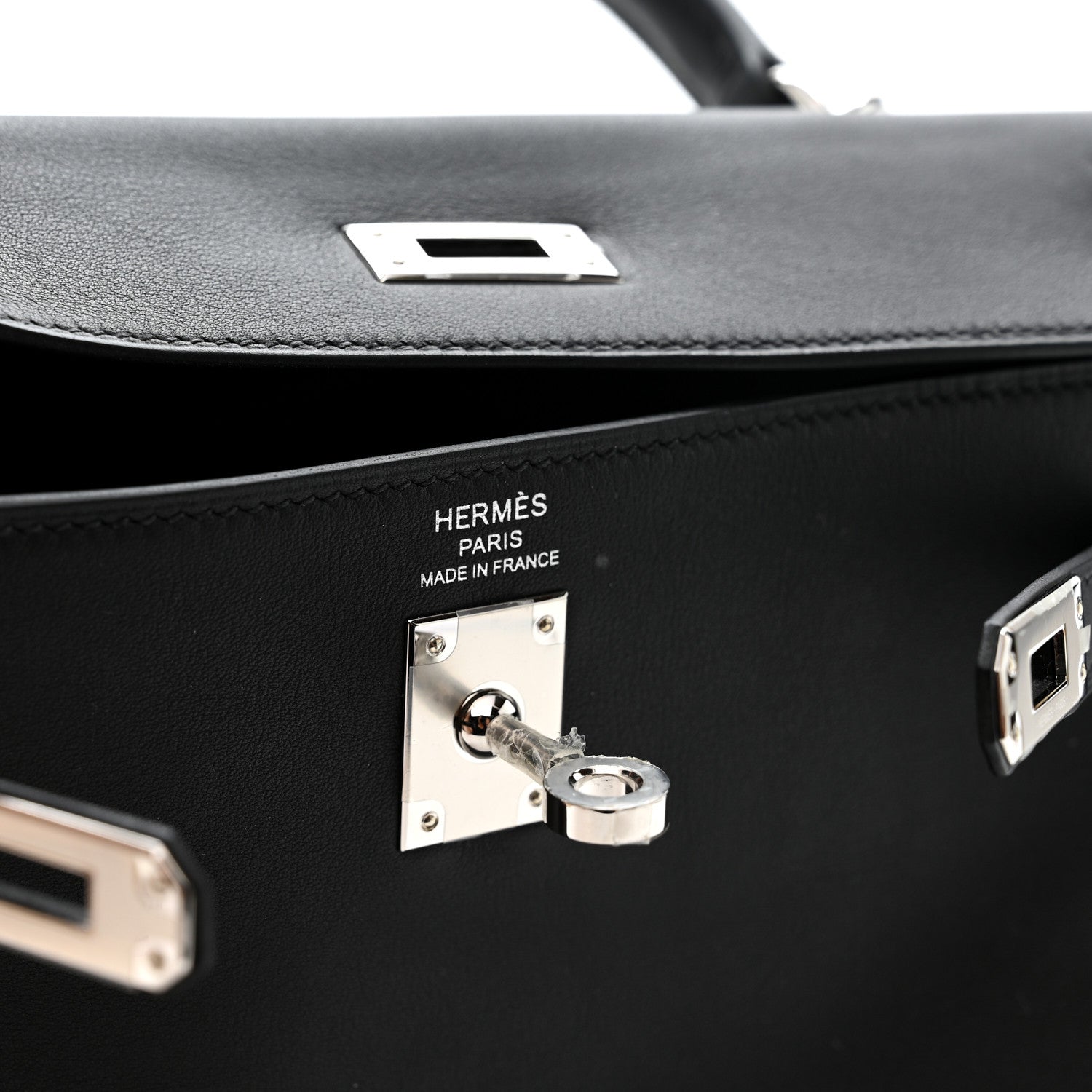 Hermes Swift Kelly Retourne 25 Black 6 of 11