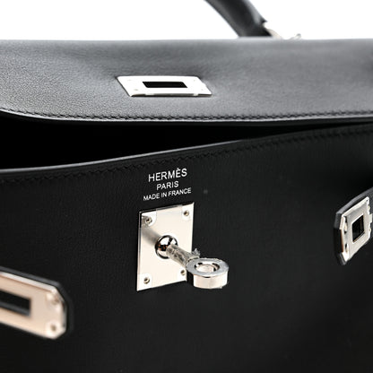Hermes Swift Kelly Retourne 25 Black 6 of 11