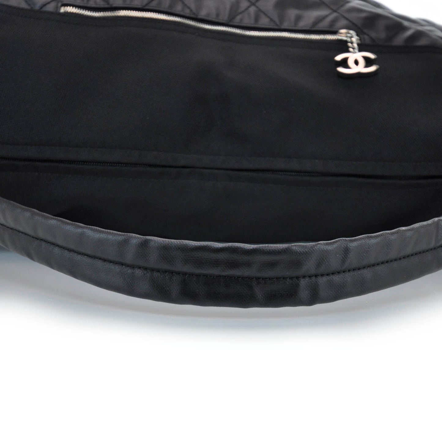 Coated Canvas Paris Biarritz XL Travel Bag Black