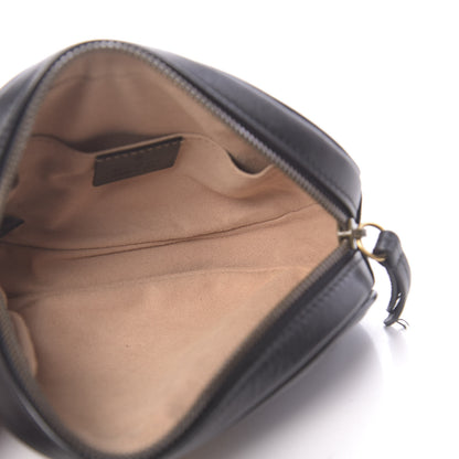 Gucci Calfskin Matelasse GG Marmont Belt Bag 95 38 Black 5 of 12