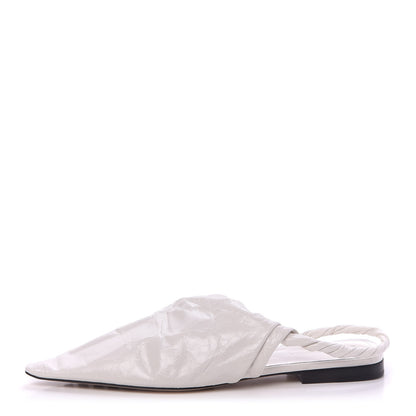 Bottega Veneta Nappa BV Point Ballet Flat 40 White 1 of 8