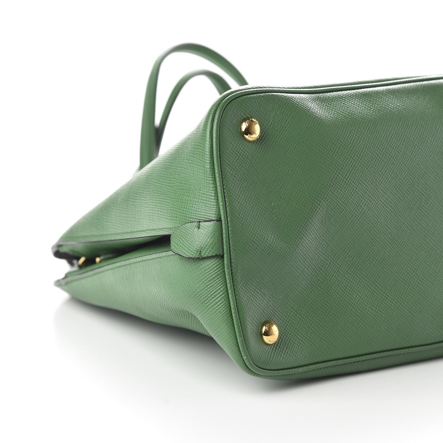 Prada Saffiano Turn Lock Tote Biliardo 7 of 10