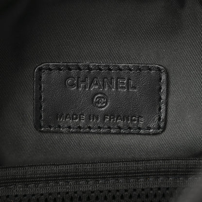 Chanel Canvas Nylon Sport Crossbody Black Green 6 of 10