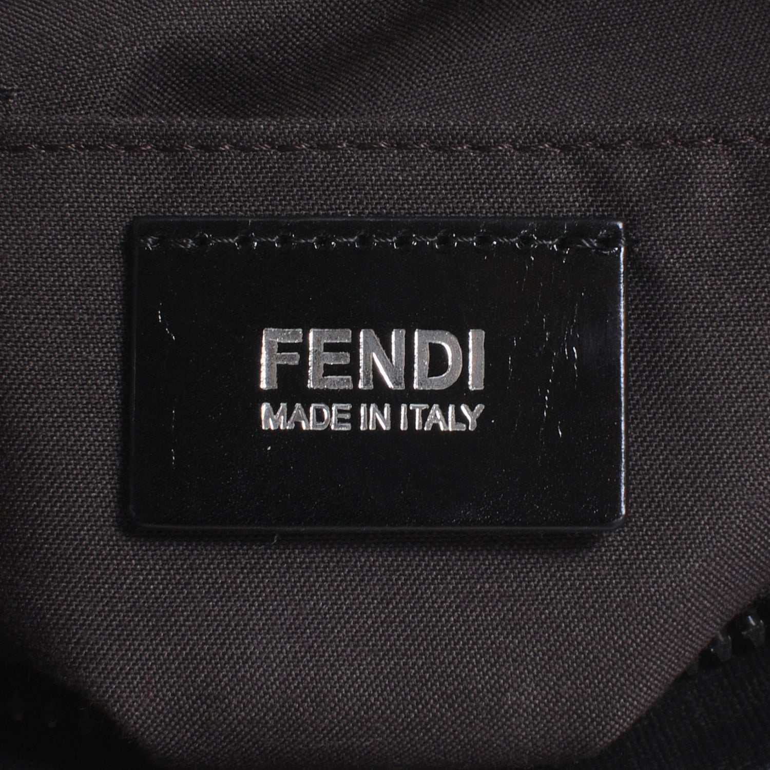 Fendi Zucca Spalmati Messenger Black 6 of 10