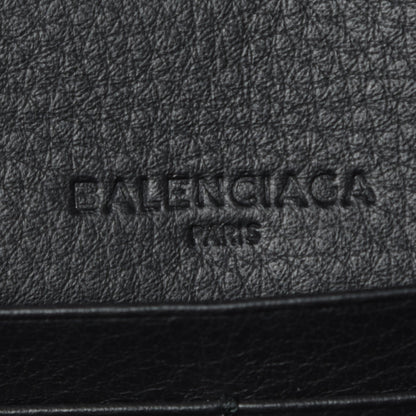 Balenciaga Calfskin Papier Money Zip Around Wallet Black 8 of 9