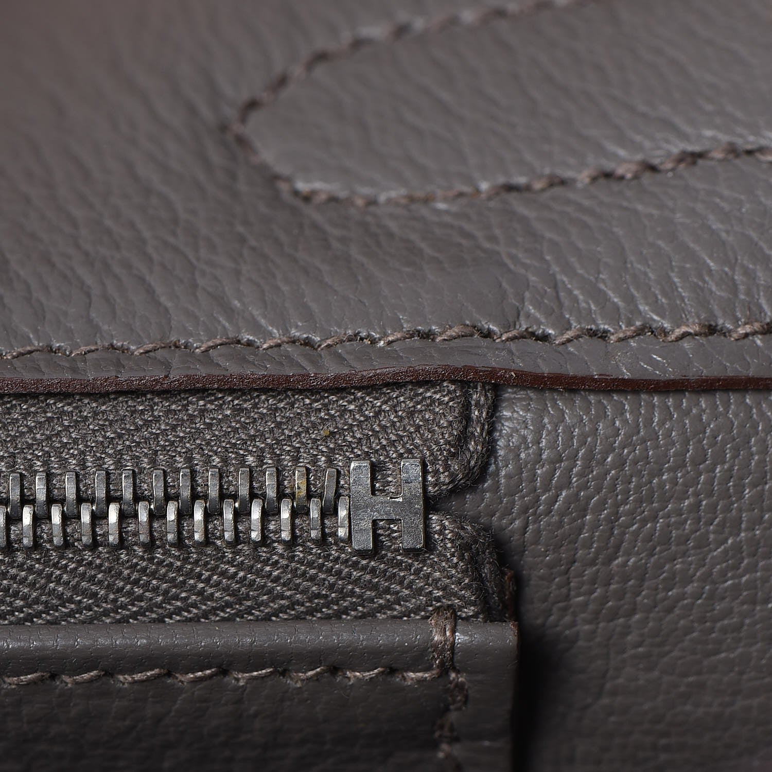 Hermes Togo Birkin 30 Etain 13 of 33