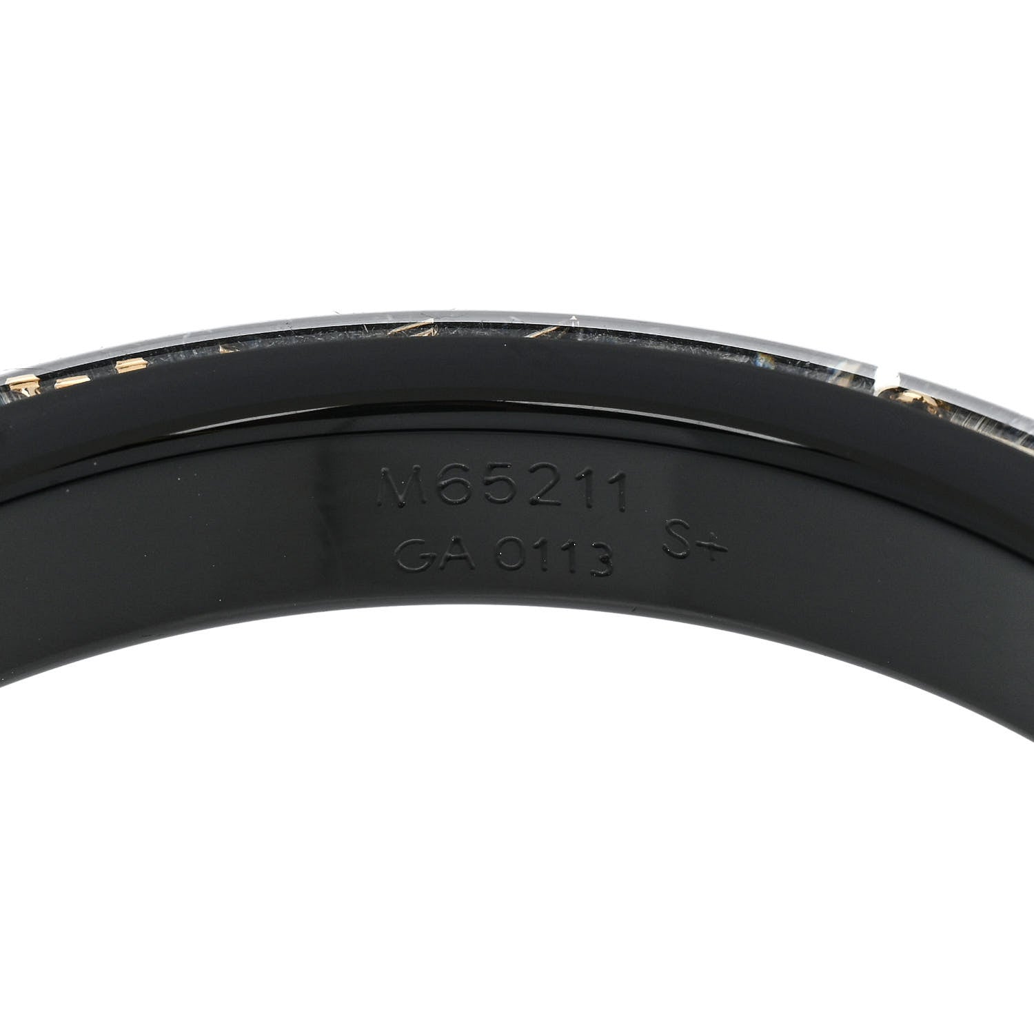 Louis Vuitton Resin Swarovski Small Inclusion Bracelet PM Black 5 of 5