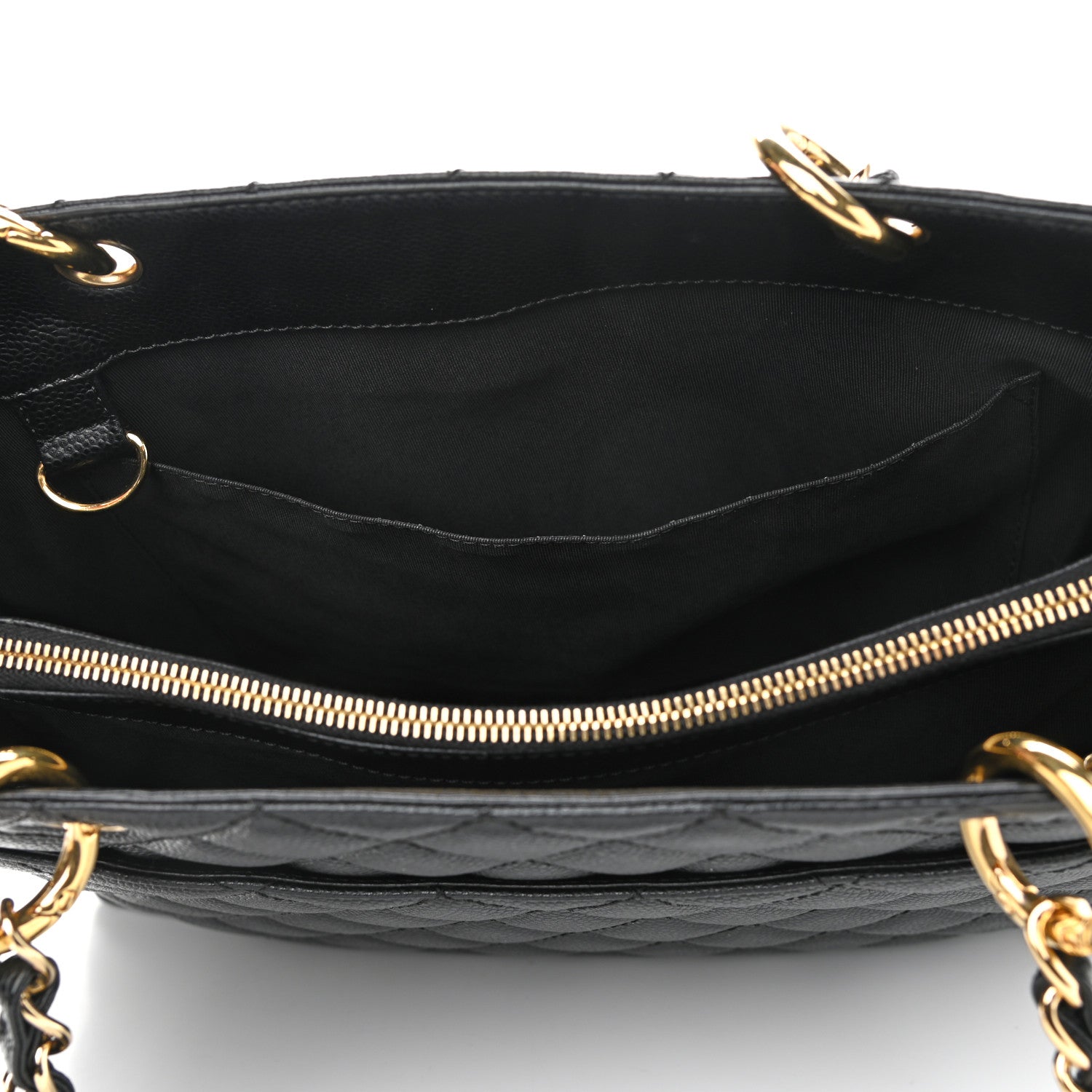 Chanel Caviar Quilted Grand Shopping Tote GST Black 11 of 11