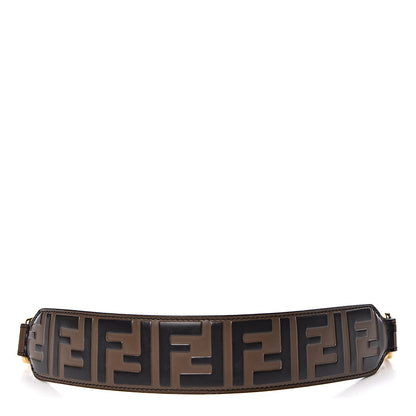 Fendi Calfskin FF 1974 Embossed Mini Strap You Maya Black 1 of 4