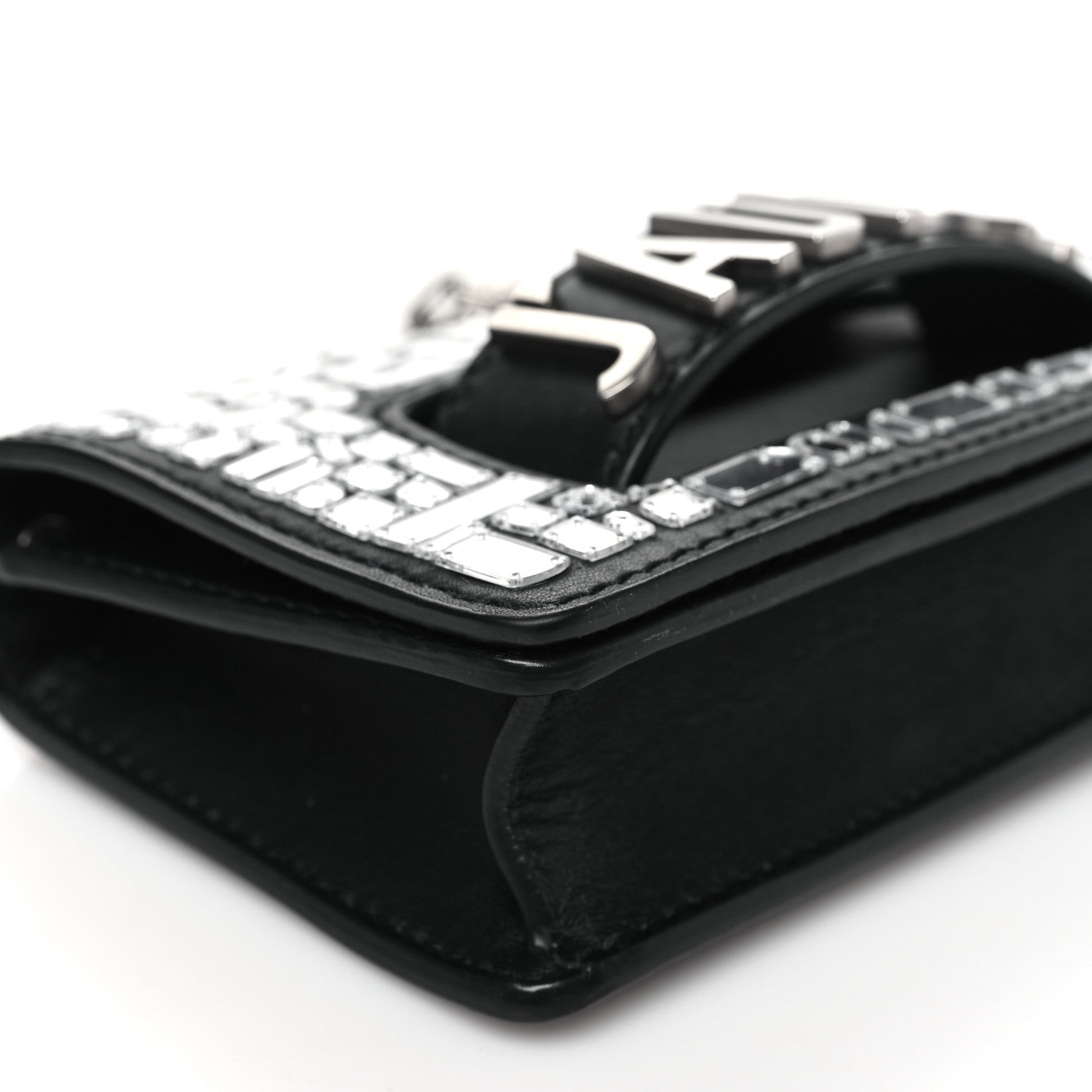 Christian Dior Smooth Calfskin Embroidered Mosaic of Mirrors Mini J'Adior Chain Flap Bag Black 7 of 8