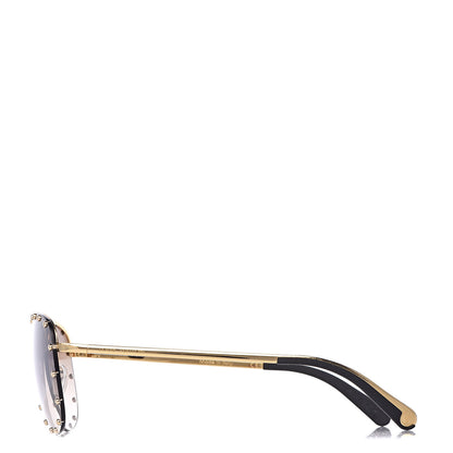Louis Vuitton The Party Aviator Gradient Sunglasses Z0914U Brown 3 of 8