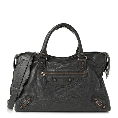 Balenciaga Agneau Giant 12 Rose Gold Hardware City Gris Tarmac 1 of 12
