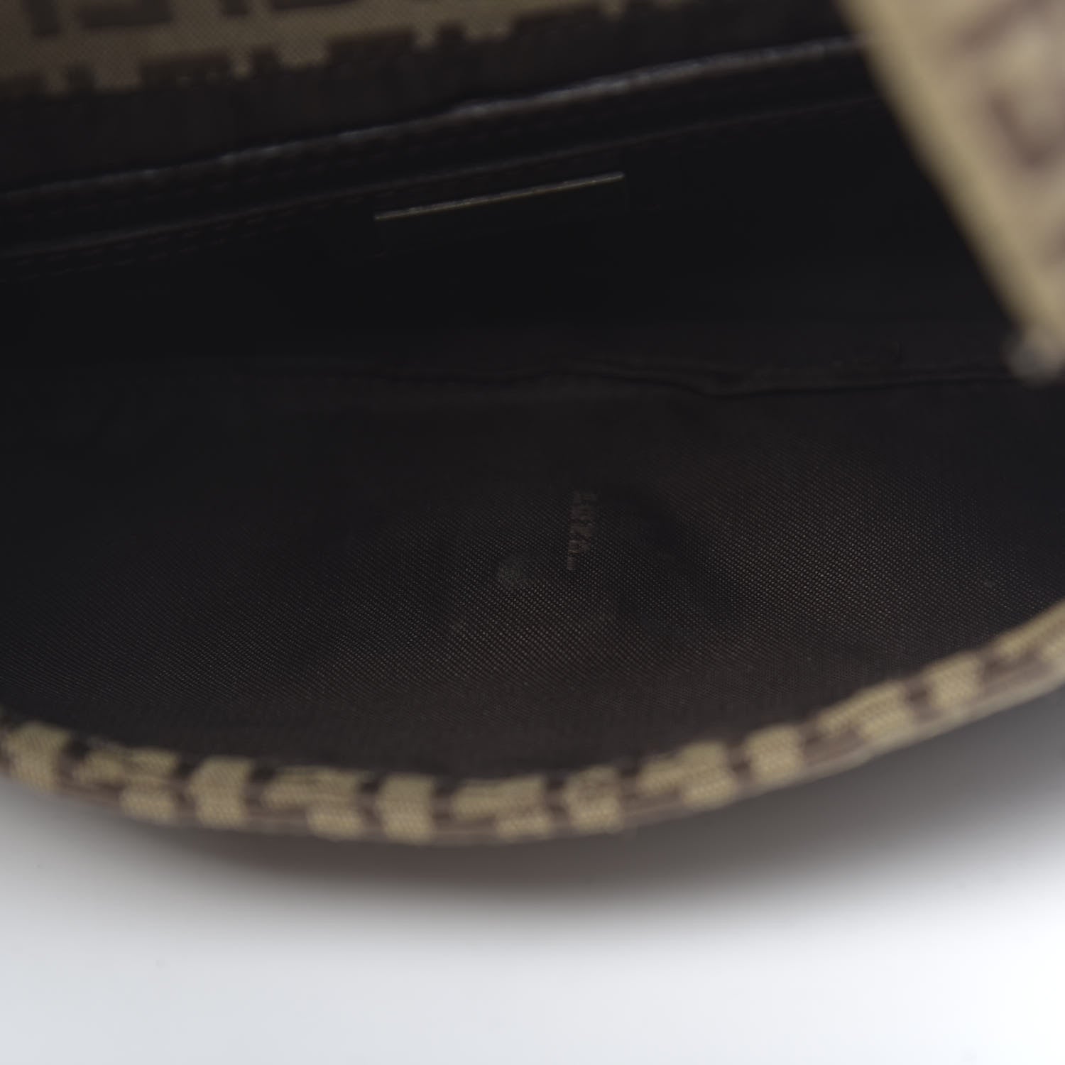 Fendi Zucchino Baguette Dark Brown 10 of 10