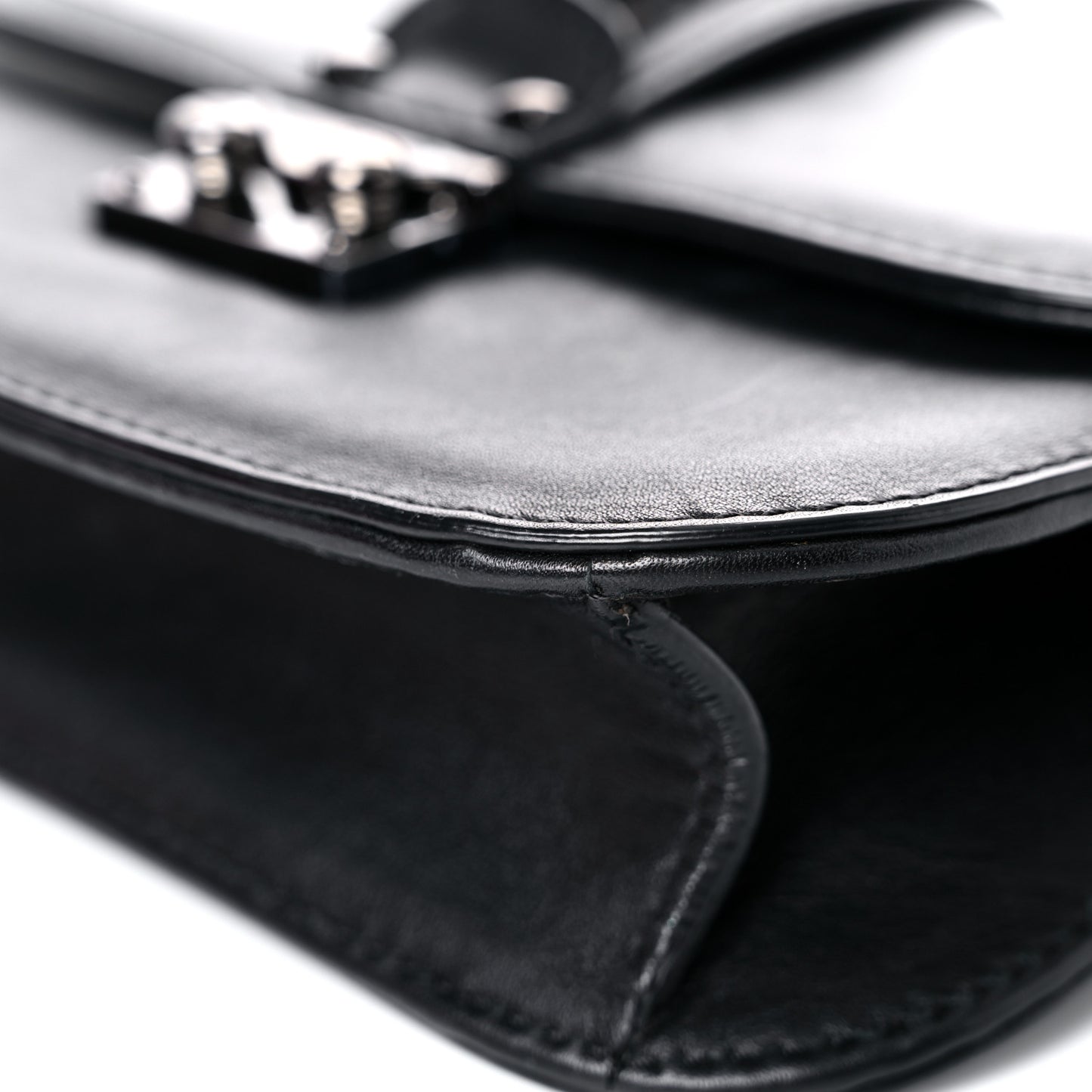 Vitello Small Glam Lock Rockstud Flap