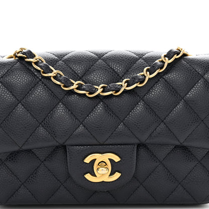 Chanel Caviar Quilted Mini Rectangular Flap Navy 5 of 12