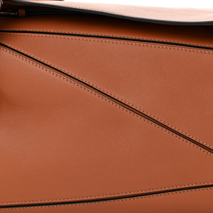 Loewe Calfskin Medium Puzzle Bag Tan 8 of 10