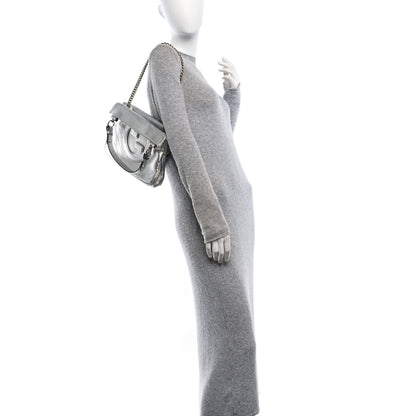 Gucci Sakai Be Green Calfskin Diagonal Stitched Small Blondie Tote Silver 2 of 10