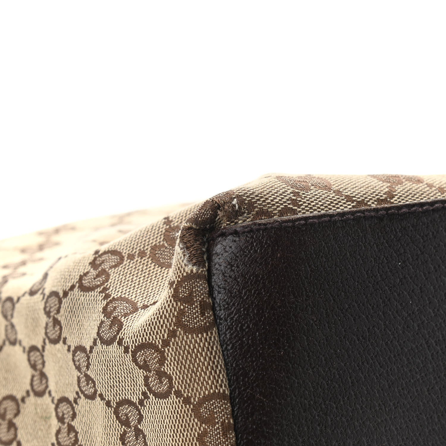 Gucci GG Monogram Large Web Handle Bucket Tote 10 of 17