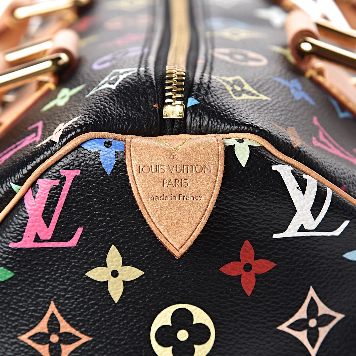 Louis Vuitton Monogram Multicolor Speedy 30 Black 6 of 11
