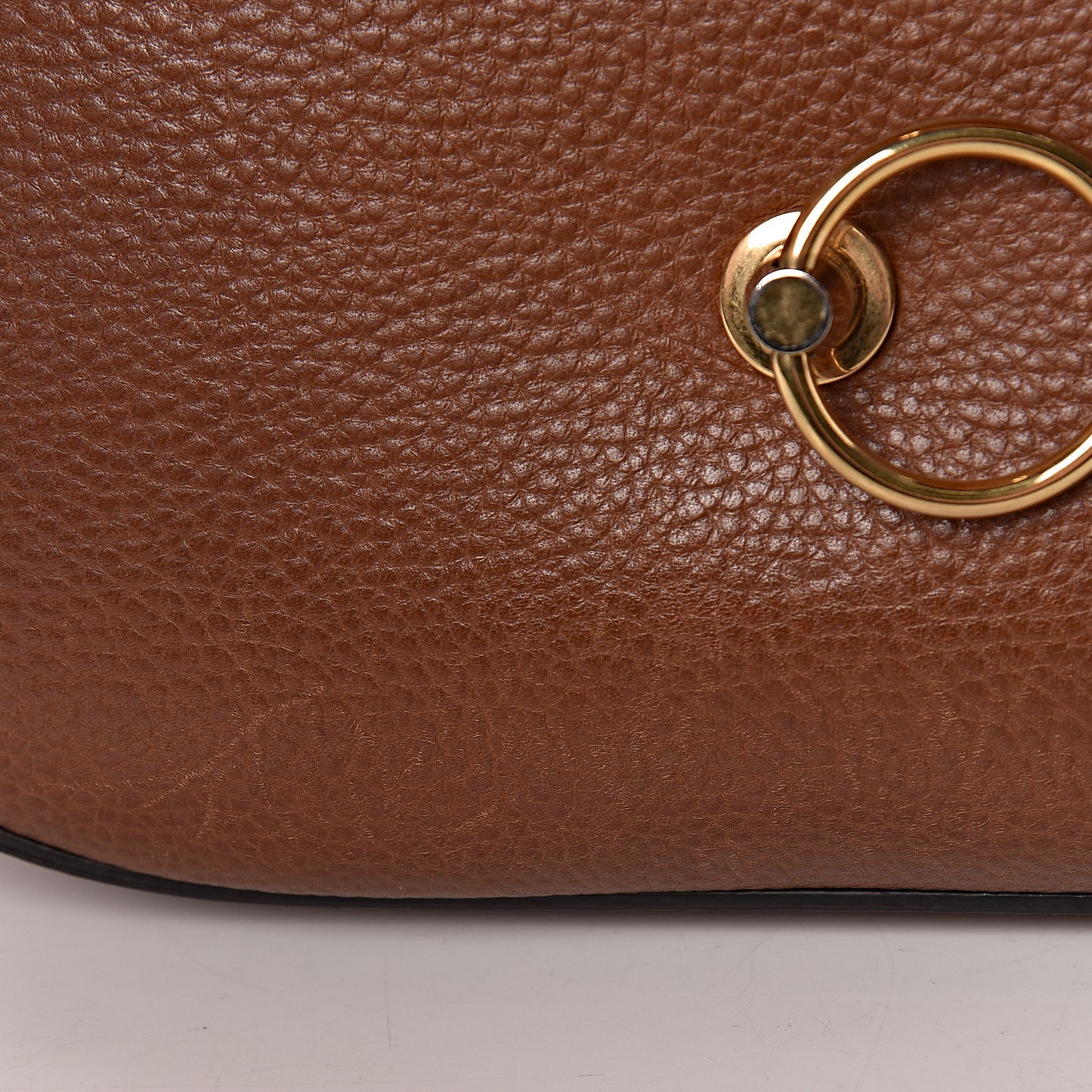 Small Classic Grain Calfskin Amberley Satchel Oak