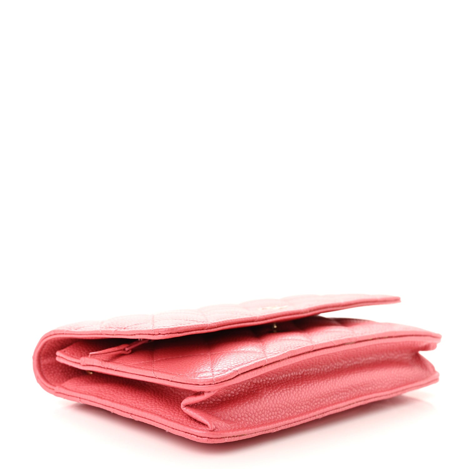 Chanel Caviar Quilted Wallet on Chain WOC Pink 4 of 12